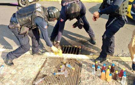 operativo de libadores en Quito