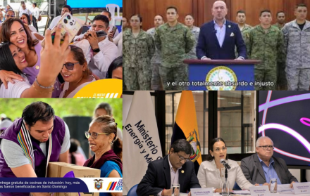 Ministros del presidente Daniel Noboa, envueltos en críticas.