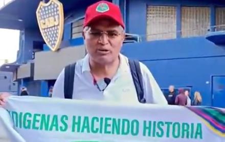 Mushuc Runa, Luis Chango, presidente, Copa Sudamericana, La Bombonera, Mushuc Runa vs. Unión, Ponchito