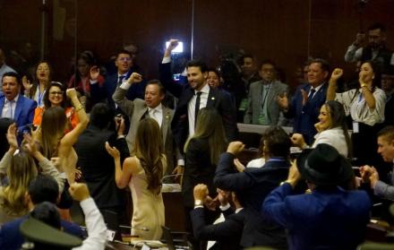 ADN y sus aliados solamente lograron los 80 votos para la elección de Niels Olsen.