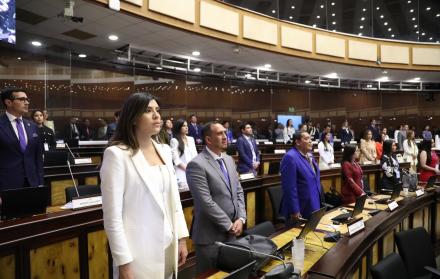 Valentina Centeno, jefe de bloque de ADN, habló de la conformación de las comisiones este 16 de mayo de 2025.