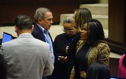 RICARDO PATIÑO Y PAOLA CABEZAS EN LA ASAMBLEA NACIONAL