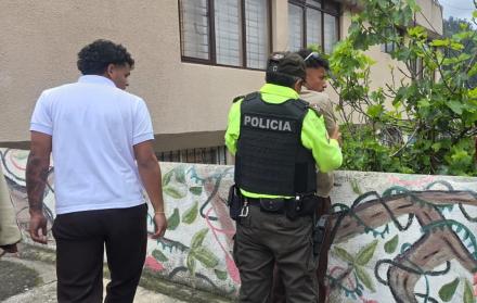 detención de estudiante en Quito