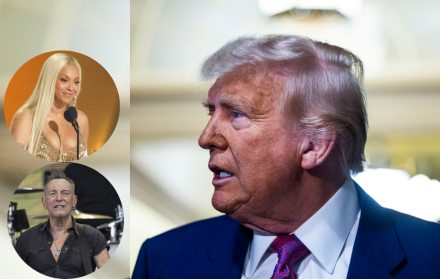 Trump acusa a Beyoncé y Springsteen de jugar sucio en campaña a favor de Kamala Harris.