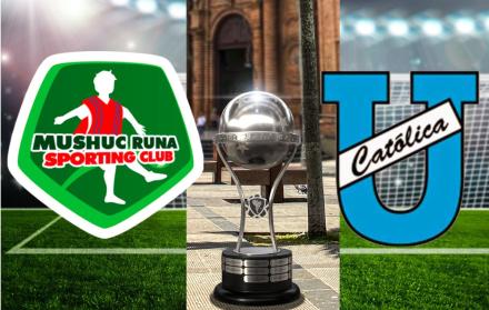 Mushuc Runa y Universidad Católica van bien en la Copa Sudamericana.