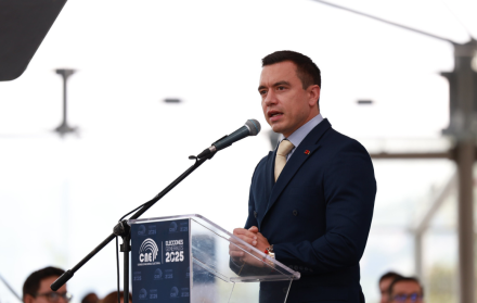 Daniel Noboa, presidente de Ecuador.