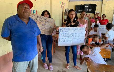 Sin clases en Tachina, Quinindé