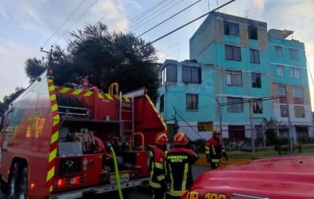 incendio en el sur de Quito
