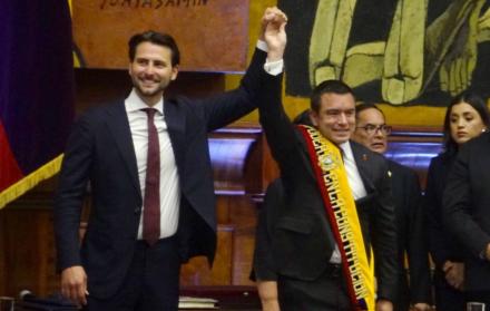 El presidente Daniel Noboa se refirió a Olsen en su primer discurso el pasado 24 de mayo de 2025.