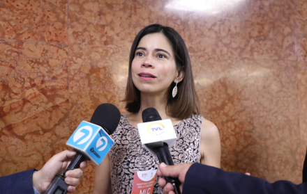 La exasambleísta del correísmo Esther Cuesta en una foto de archivo.