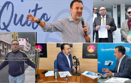 El alcalde Pabel Muñoz enfrenta la revocatoria, con entrevistas en medios e influencers en sus redes sociales.
