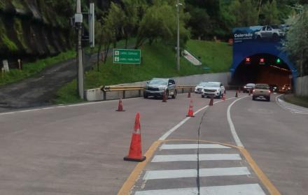 El tránsito se suspenderá en el túnel Oswaldo Guayasamín durante 7 horas, informó la AMT.
