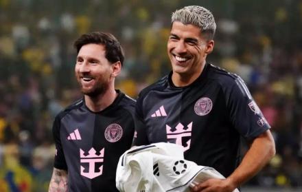 Lionel Messi y Luis Suárez