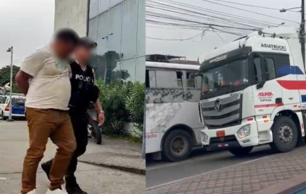 Inseguridad camión robado