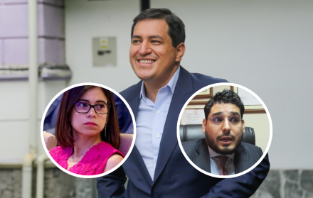 Andrés Arauz, Esther Cuesta y Raúl González