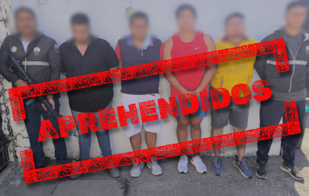 Los cuatro aprehendidos durante el operativo en La Libertad son investigados por su presunta implicación en una banda dedicada a movilizar vehículos robados.