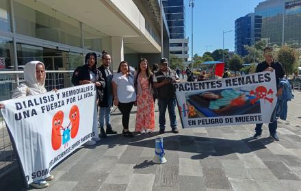 plantón pacientes renales