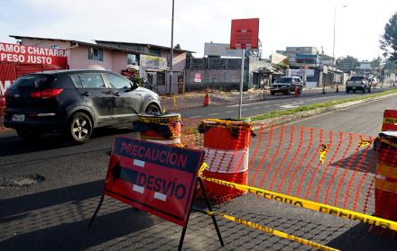 mantenimiento vial en Tumbaco