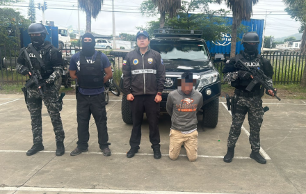 Alias Chirikano fue capturado en una operación conjunta en Jipijapa, Manabí.