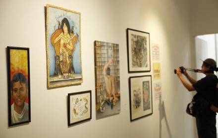 'Desde el corazón del barrio de Tepito' exposicion en galeria de Mexico.