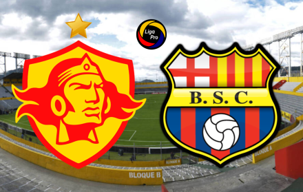 Aucas y Barcelona SC se enfrentan por la fecha 15 de LigaPro 2025.