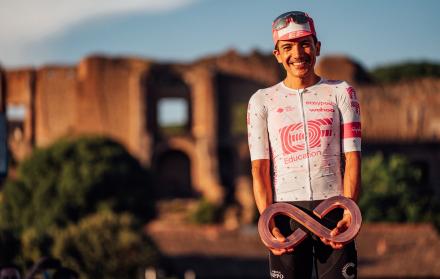 Richard Carapaz, Giro de Italia, podio