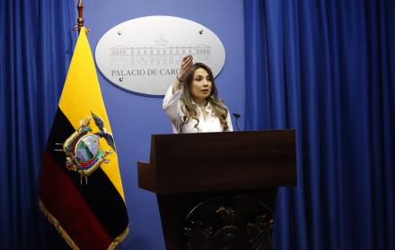 Carolina Jaramillo, vocera del Gobierno de Ecuador