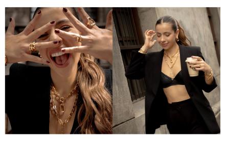 Issa Vásquez, influencer colombiana muestra collab con Avemaría