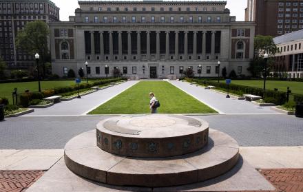 El campus de la Universidad de Columbia en Nueva York.