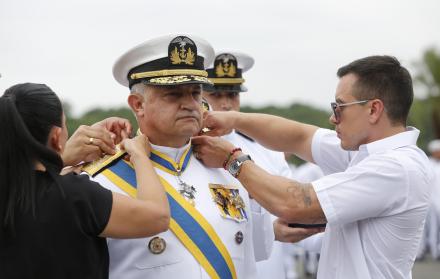 Pablo Caicedo asume como nuevo Comandante General de la Armada