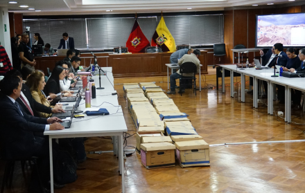 Audiencia de juicio del caso Reconstrucción de Manabí.