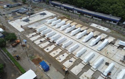 Llegada de generadores de las obras a cargo de Progen