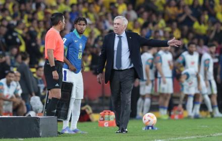 Carlo Ancelotti entrenador de la selección de Brasil.
