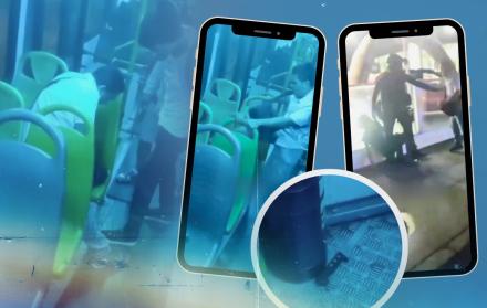 Golpean a asaltante en un bus en Guayaquil