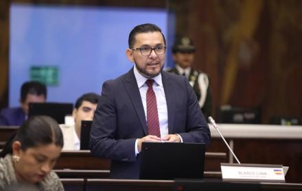 El asambleísta Blasco Luna.