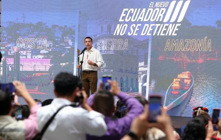 Daniel Noboa anunció un aumento en la asignación anual a los GAD del país