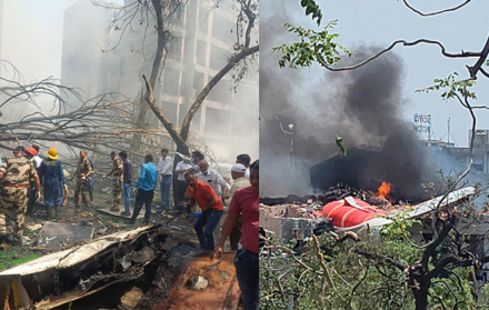Accidente aéreo en India
