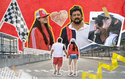 Cristhian y Doménika Arellano, una relación padre e hija que corre con el corazón encendido.