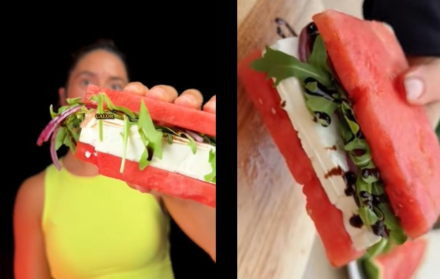 Sándwich de sandía