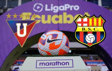 Liga de Quito vs. Barcelona SC, LigaPro 2025, estadio Rodrigo Paz