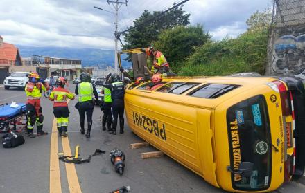 accidente de tránsito en Quito
