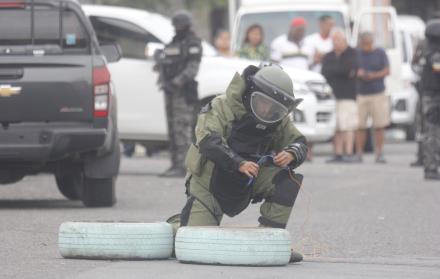 explosivo Guayaquil seguridad extorsiones 18 jun 25 CV
