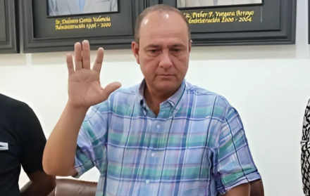 Gustavo Samaniego, alcalde de San Lorenzo.
