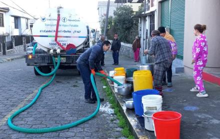 Corte de agua Quito