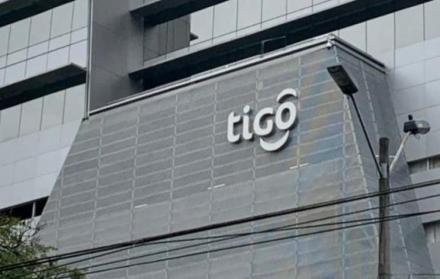 Tigo. Fachada de una de las sucursales de la multinacional.