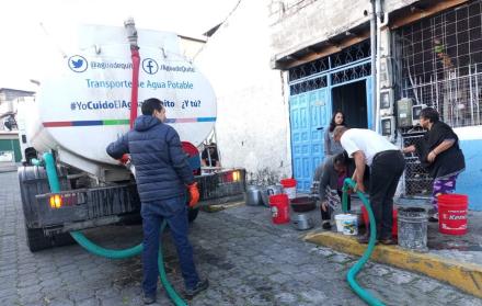 Cortes de agua Quito