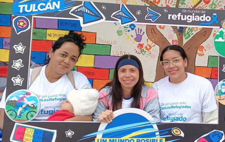 Día Mundial del Refugiado, en Tulcán.