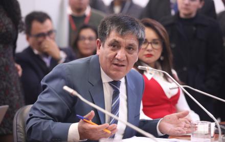 Wilson Toianga, fiscal General, compareció el 23 de junio de 2025 en la Comisión de Fiscalización de la Asamblea.