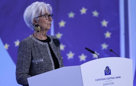 Proyecciones. La presidenta del Banco Central Europeo, Christine Lagarde, evalúa escenarios posibles.