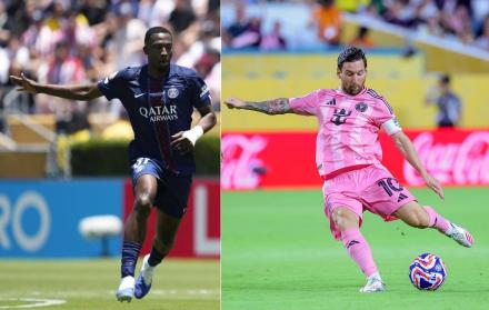Willian Pacho, Lionel Messi, PSG vs. Inter Miami, Mundial de Clubes 2025, octavos de final
